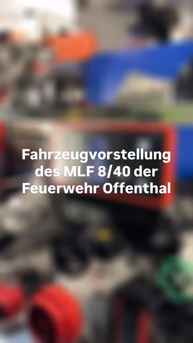 Übergangsweise nutzen wir das MLF 8/40 aus Offenthal während unser neues Fahrzeug in Produktion ist 🚒
Vielen Dank an M. Creter für die nette Einführung! @ffdsprendlingen @feuerwehr_offenthal